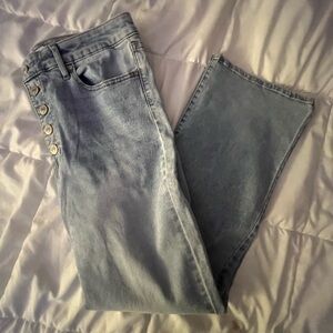 Nine West Light Blue Straight Leg Jeans